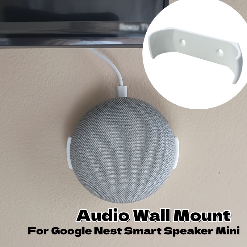 Google Speaker Nest Mini - Audio-Wandhalterung, Wandhalterung für Zuhause, Wand-Aufbewahrungsorganisation, Halterung
