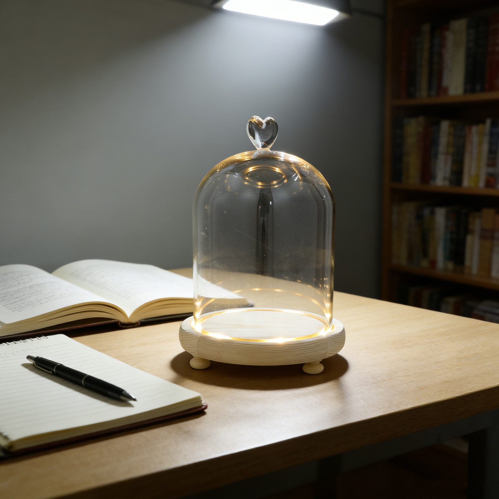 Herzförmige Glaskuppel mit Hol – Plastic Dome Clear Bewertung und Preis